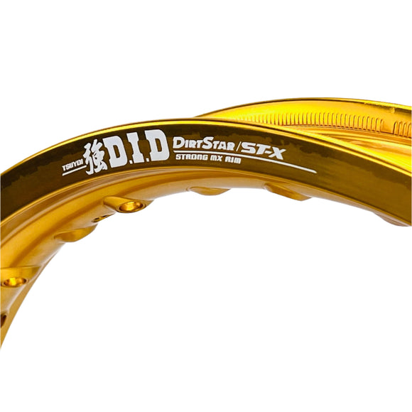 DID ST-X 18x2.15 36h Gold Rear Rim